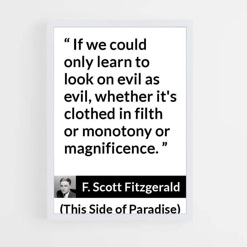 ap-f scott fitzgerald-6 cadre Blanc