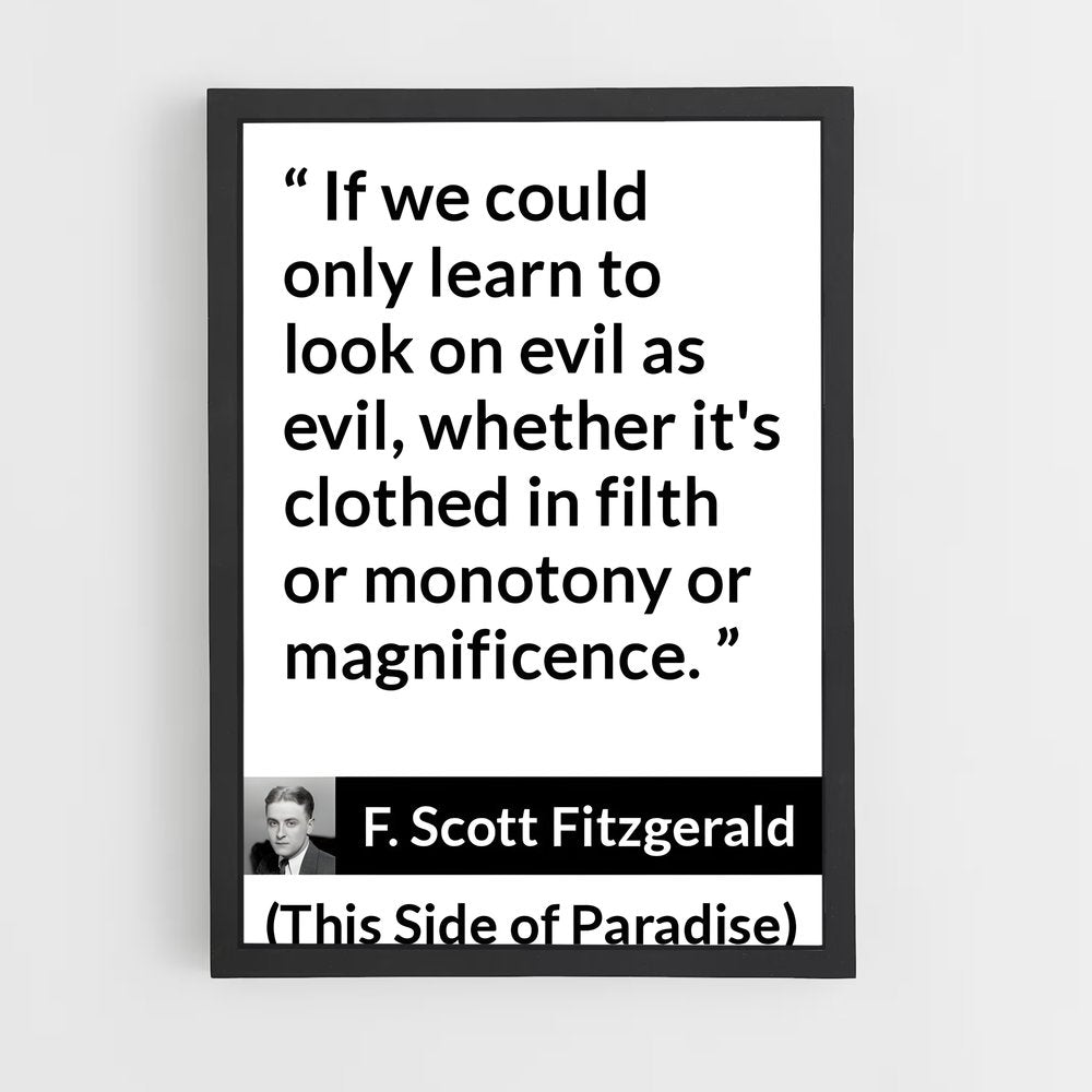 ap-f scott fitzgerald-6 cadre Noir