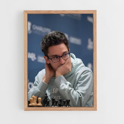 ap-fabiano caruana-1 cadre Bois clair