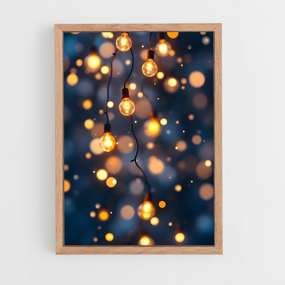 ap-fairy lights-1 cadre Bois clair