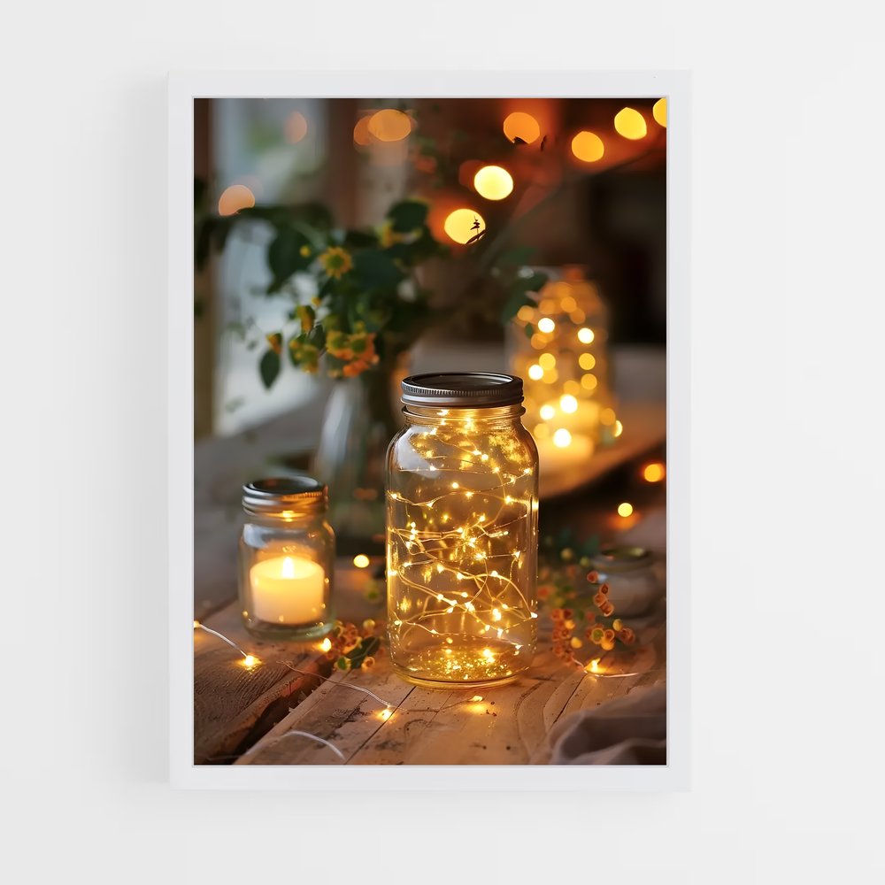 ap-fairy lights-10 cadre Blanc
