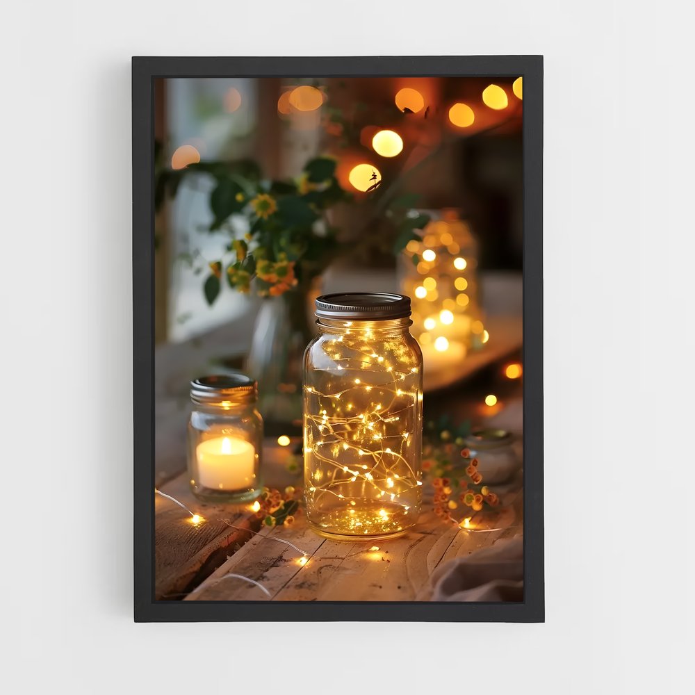 ap-fairy lights-10 cadre Noir