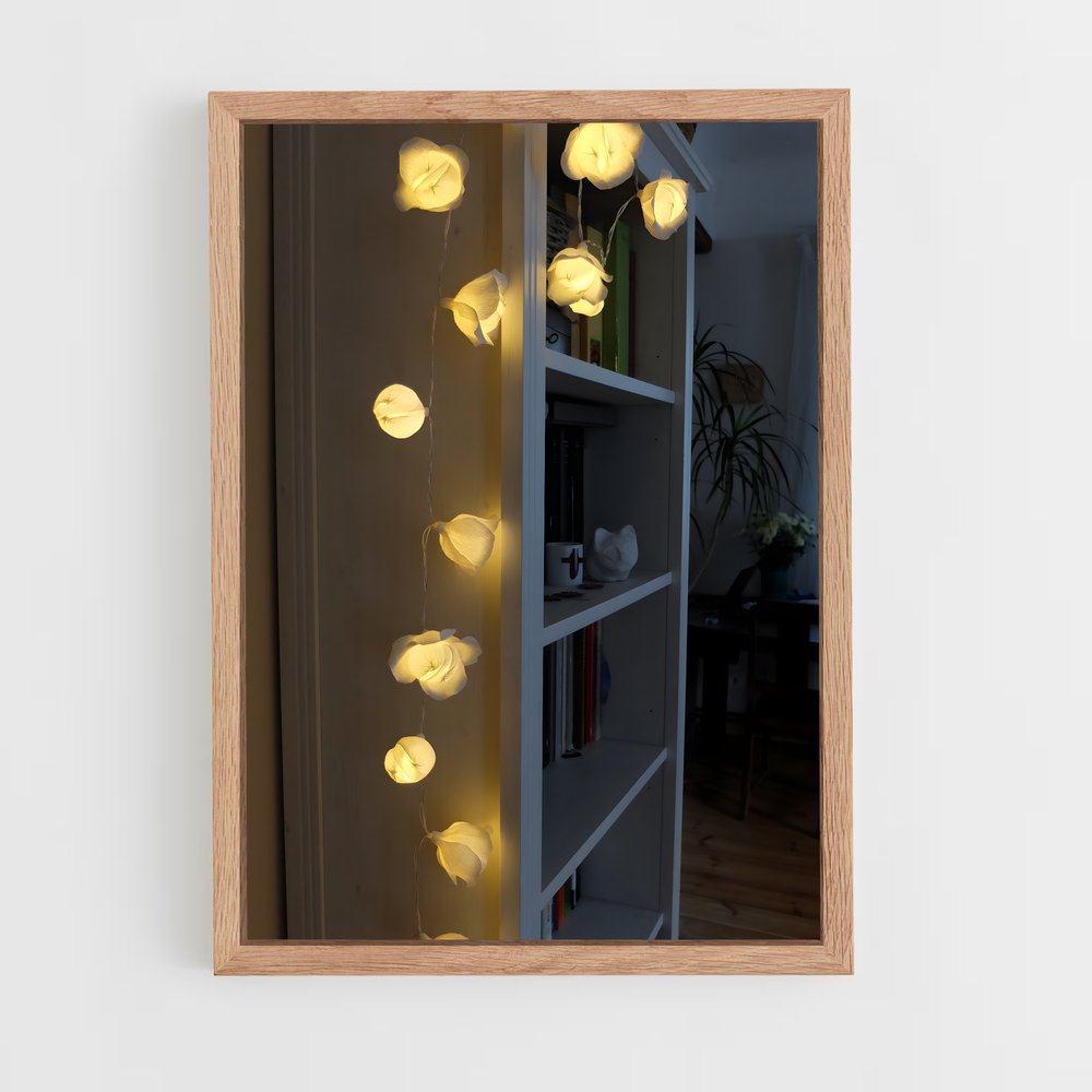 ap-fairy lights-6 cadre Bois clair