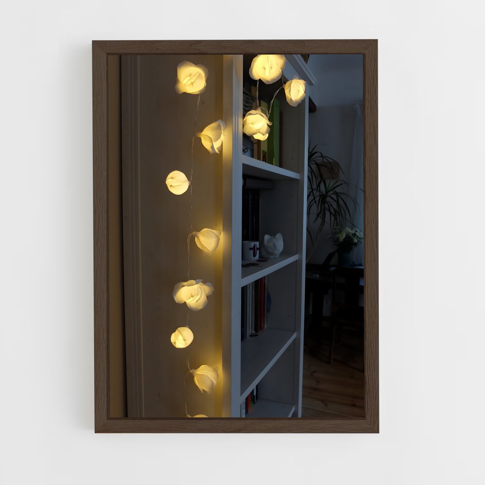 ap-fairy lights-6 cadre Bois foncé