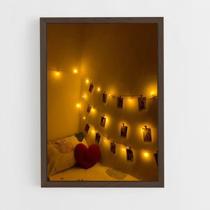 ap-fairy lights-8 cadre Bois foncé