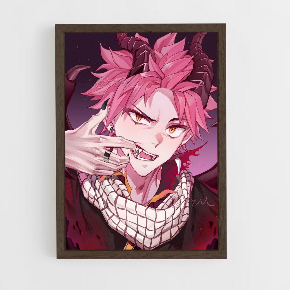 ap-fairy tail-5 cadre Bois foncé