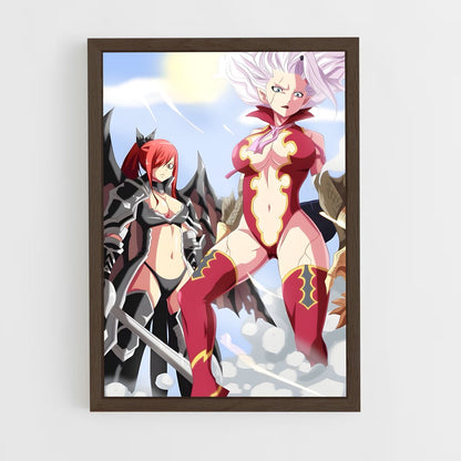 ap-fairy tail-6 cadre Bois foncé