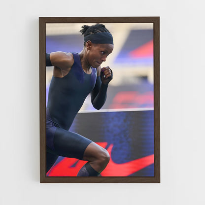 ap-faith kipyegon-5 cadre Bois foncé