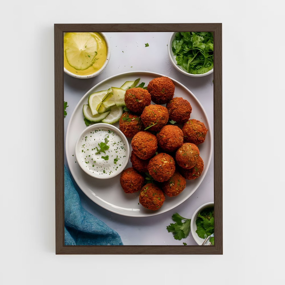 ap-falafel-1 cadre Bois foncé