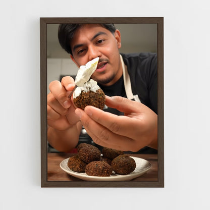 ap-falafel-6 cadre Bois foncé
