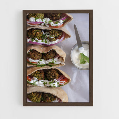 ap-falafel-8 cadre Bois foncé