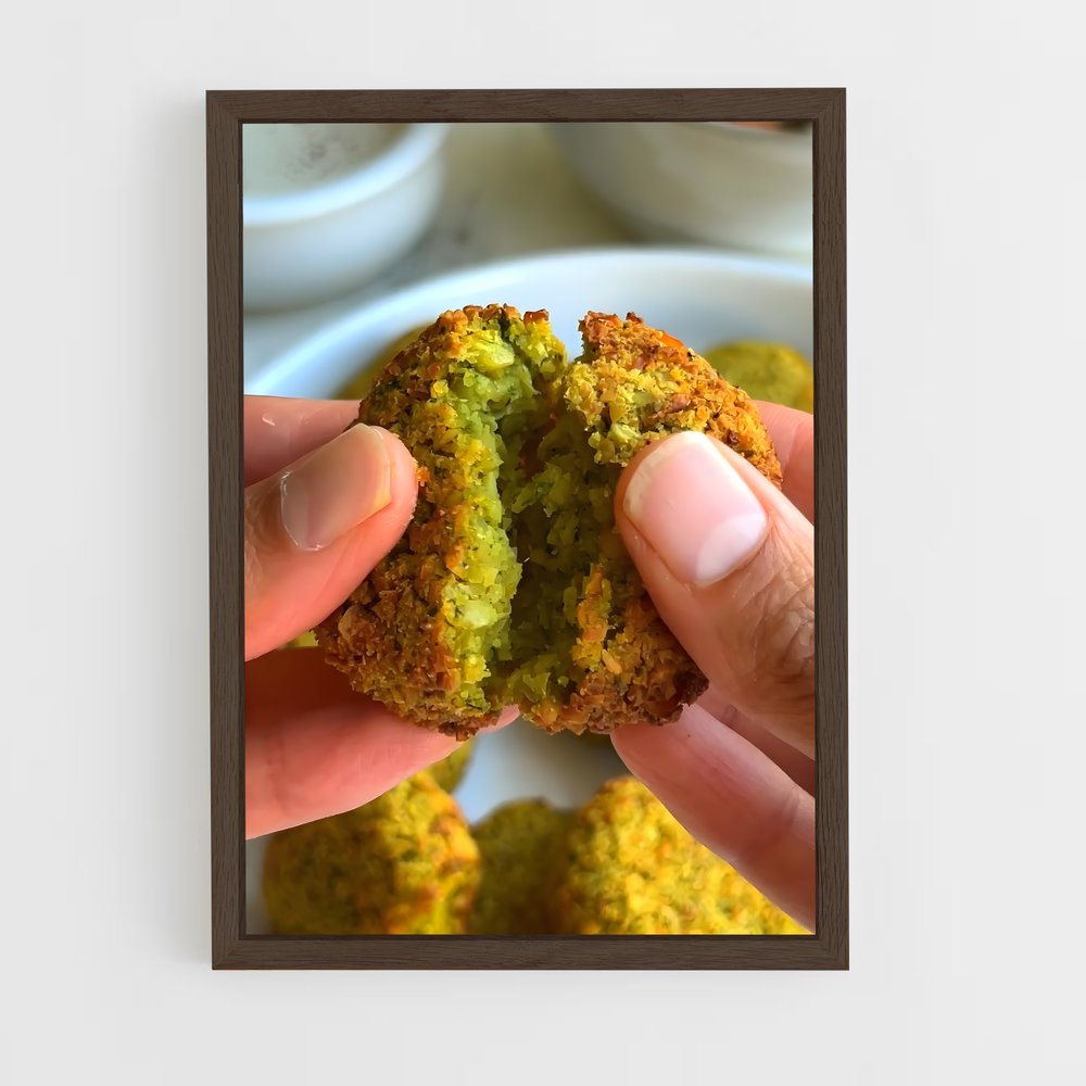 ap-falafel-9 cadre Bois foncé