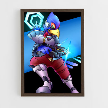 ap-falco-3 cadre Bois foncé