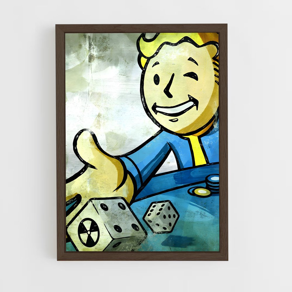 ap-fallout-6 cadre Bois foncé