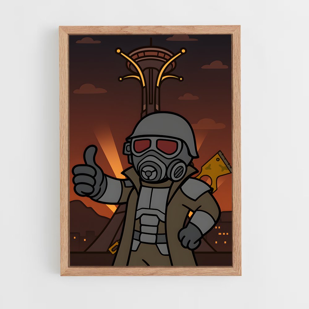 ap-fallout-7 cadre Bois clair