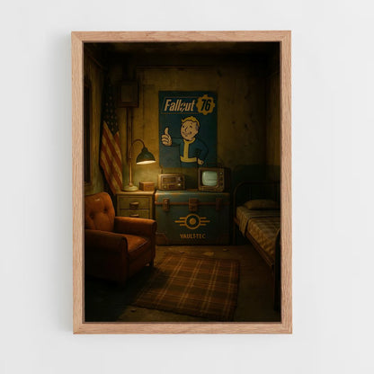 ap-fallout-9 cadre Bois clair