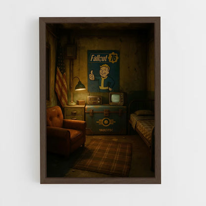 ap-fallout-9 cadre Bois foncé