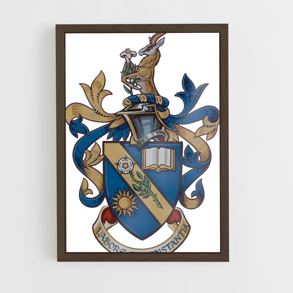 ap-family crests-1 cadre Bois foncé