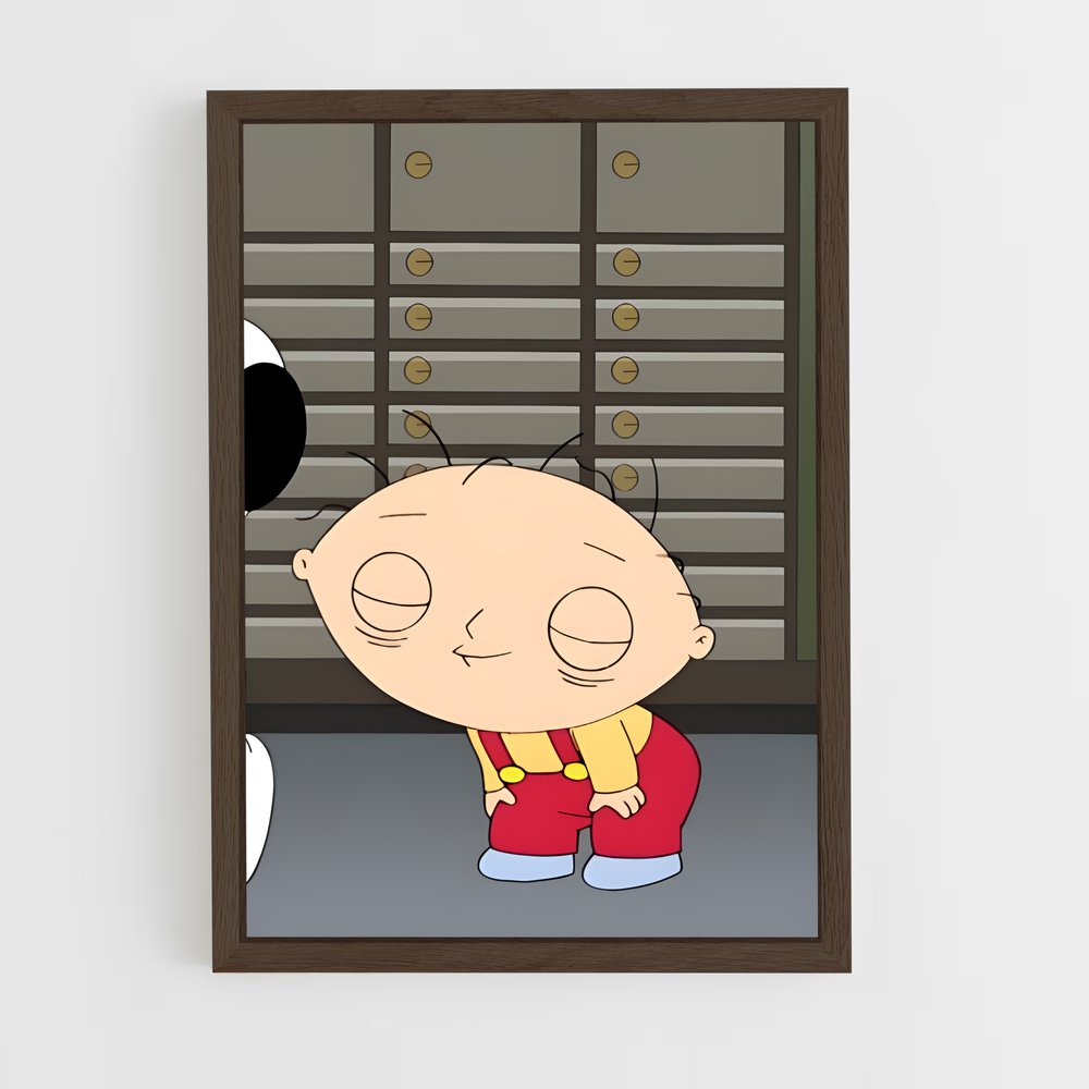 ap-family guy-1 cadre Bois foncé