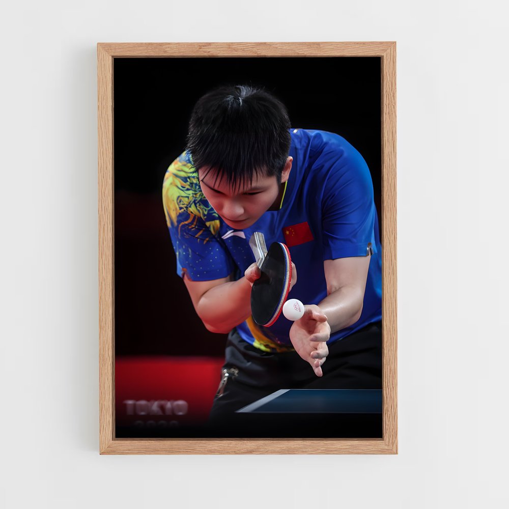 ap-fan zhendong-6 cadre Bois clair