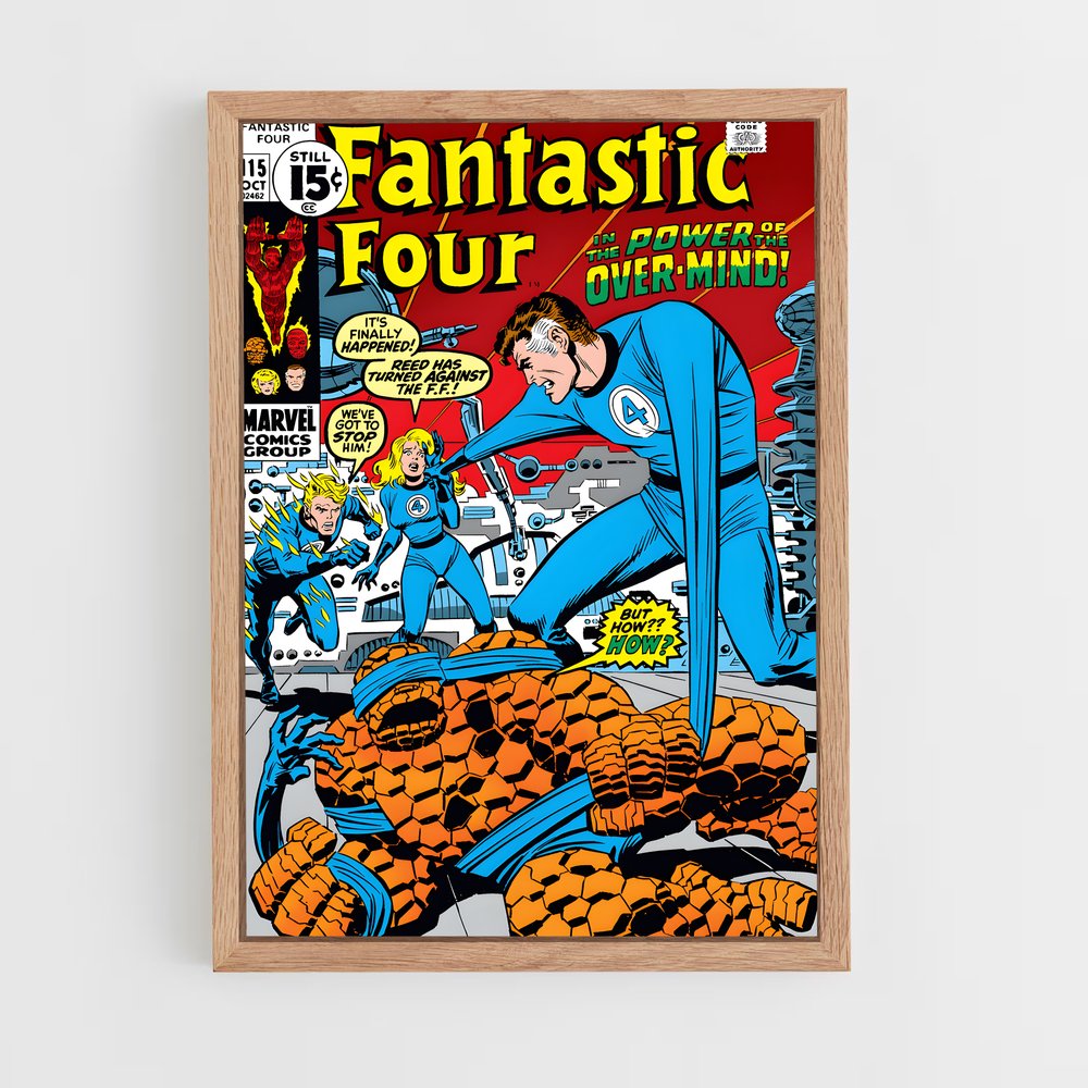 ap-fantastic four-2 cadre Bois clair