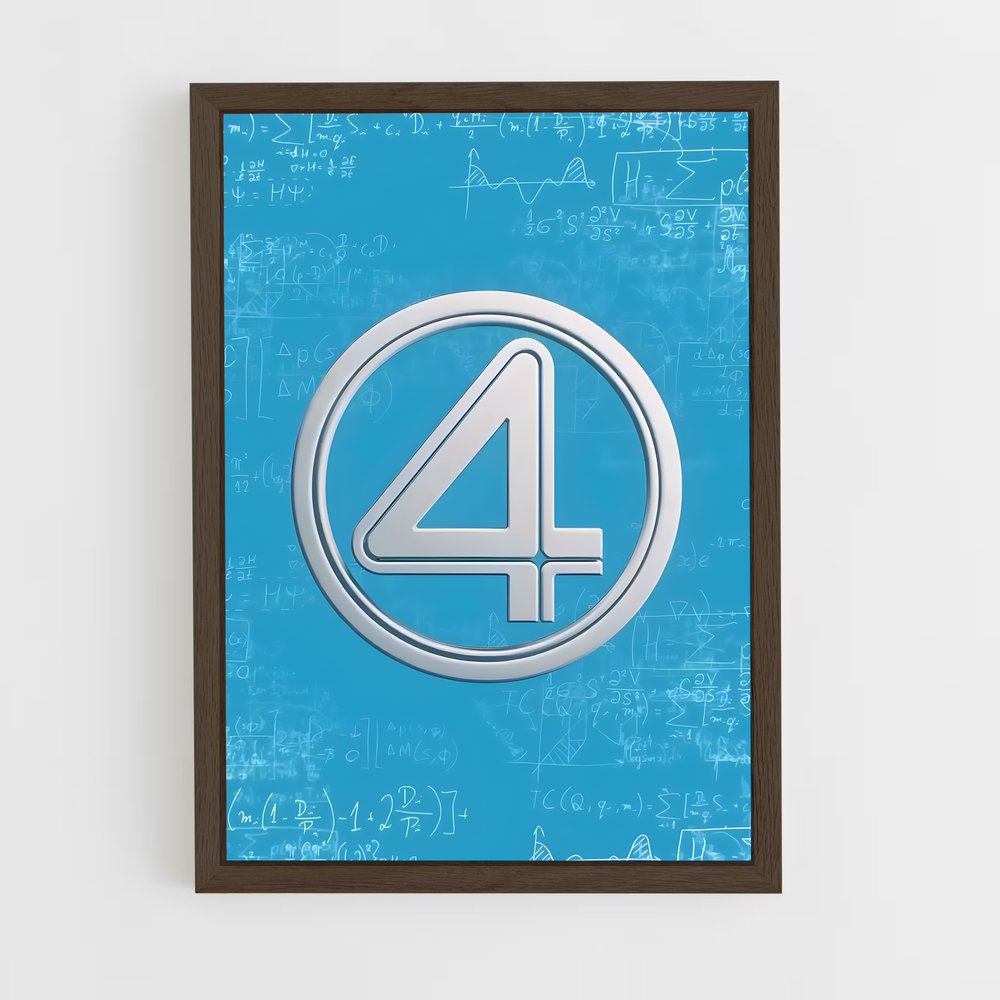 ap-fantastic four-7 cadre Bois foncé