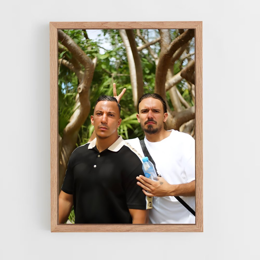 ap-farid bang-3 cadre Bois clair
