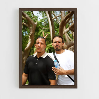 ap-farid bang-3 cadre Bois foncé
