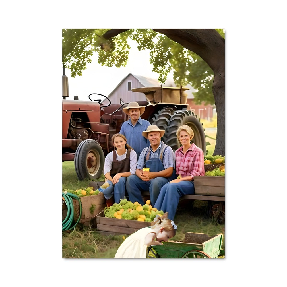 Poster Famille Rurale