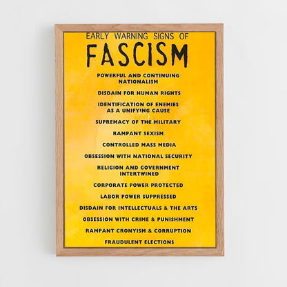 ap-fascism-2 cadre Bois clair
