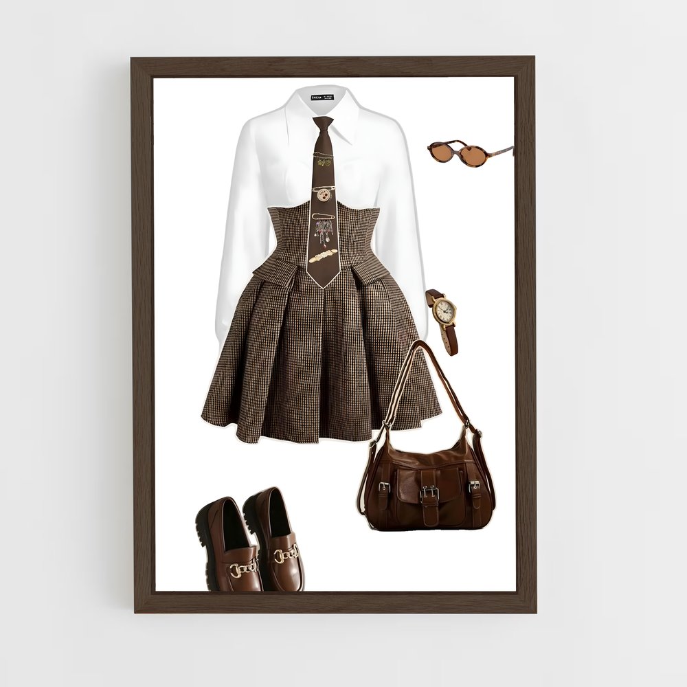 ap-fashion styles-6 cadre Bois foncé
