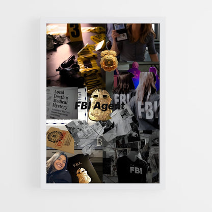 ap-fbi agent-2 cadre Blanc