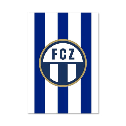 Poster Bleu et Blanc FC Zürich