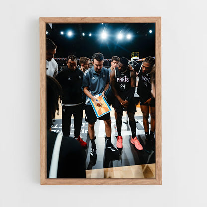 ap-fc barcelona basketball-2 cadre Bois clair