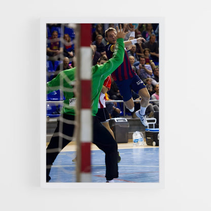 ap-fc barcelona handball-3 cadre Blanc