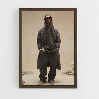 ap-fear of god-2 cadre Bois foncé