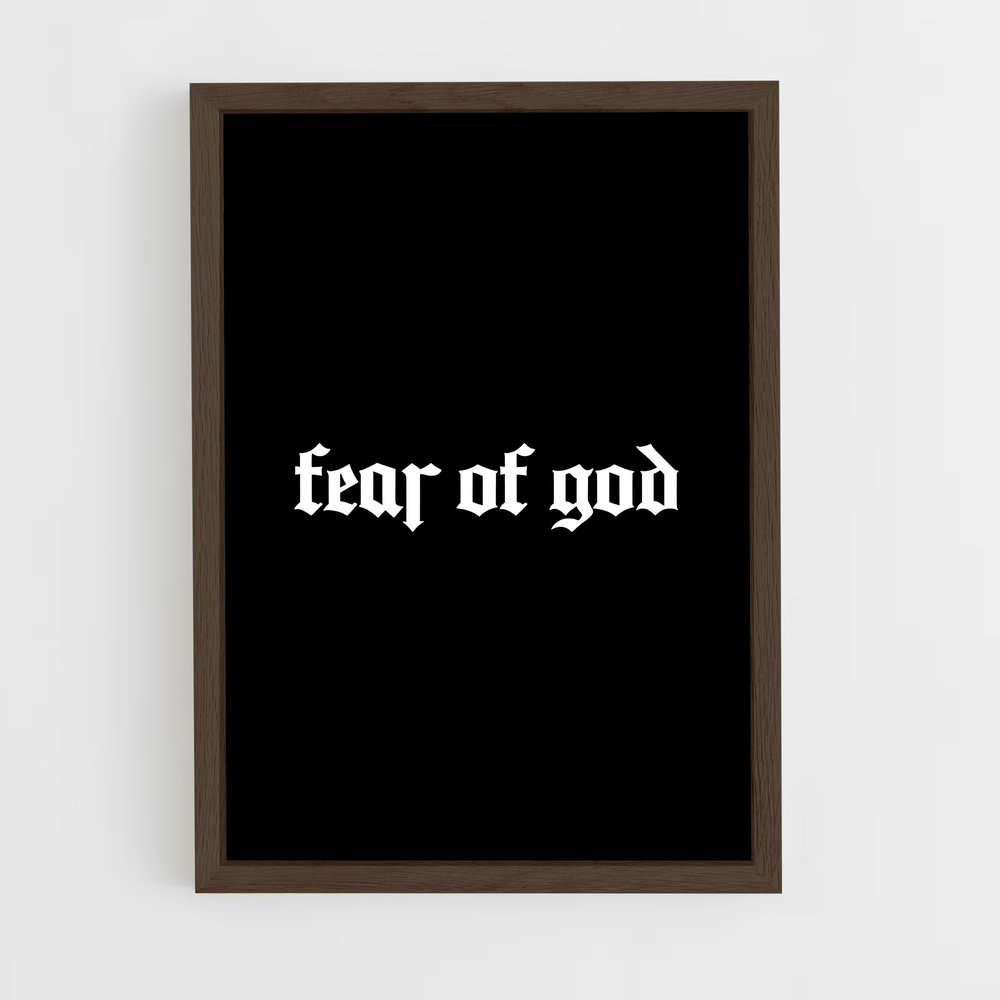 ap-fear of god-6 cadre Bois foncé