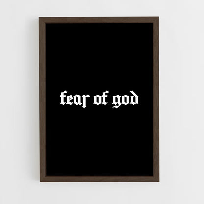 ap-fear of god-6 cadre Bois foncé