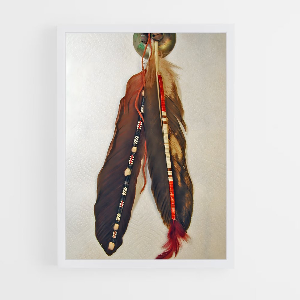 ap-feathers-1 cadre Blanc