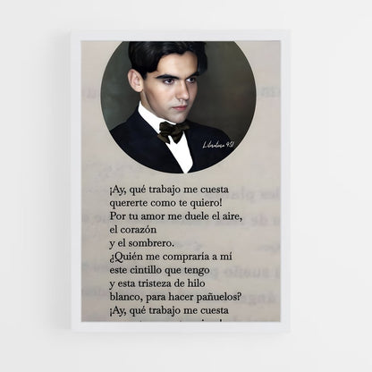 ap-federico garcia lorca-2 cadre Blanc