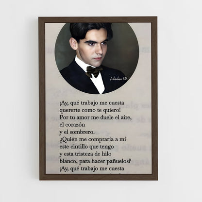 ap-federico garcia lorca-2 cadre Bois foncé