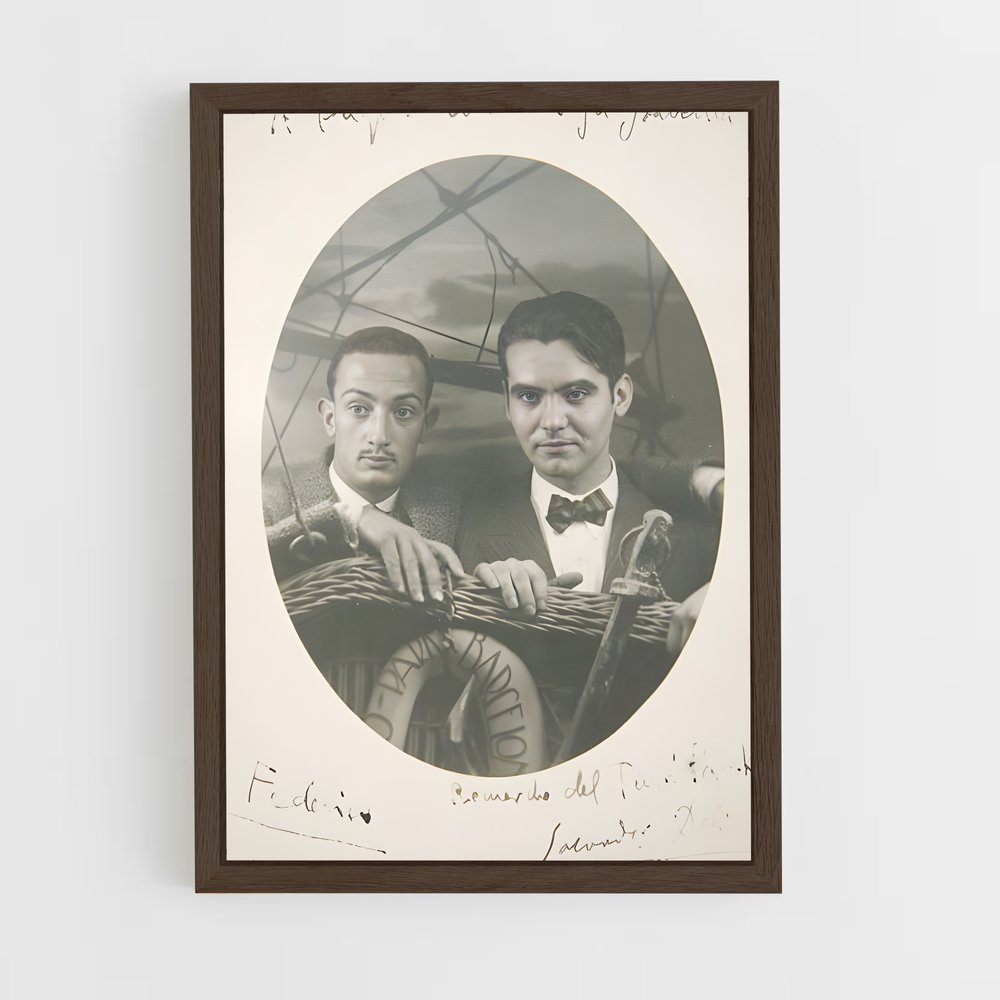 ap-federico garcia lorca-4 cadre Bois foncé
