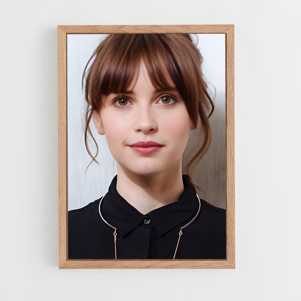 ap-felicity jones-7 cadre Bois clair