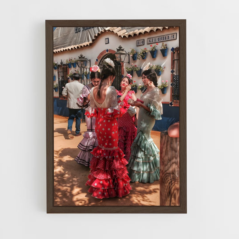 ap-feria abril sevilla-9 cadre Bois foncé