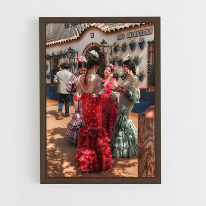 ap-feria abril sevilla-9 cadre Bois foncé