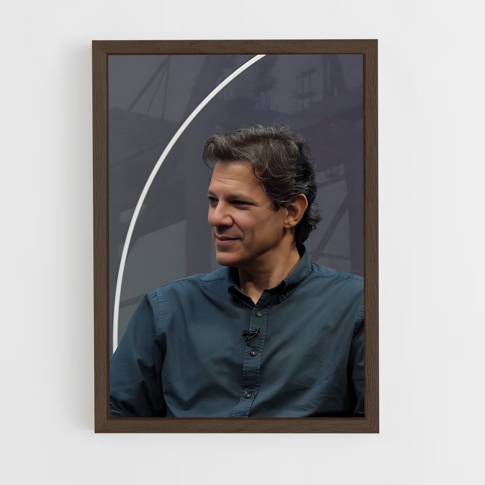 ap-fernando haddad-4 cadre Bois foncé