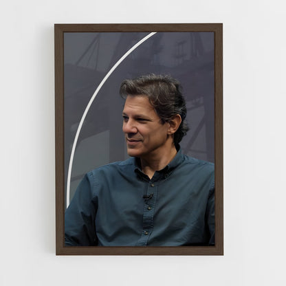 ap-fernando haddad-4 cadre Bois foncé