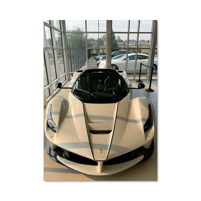 Poster Ferrari Blanche