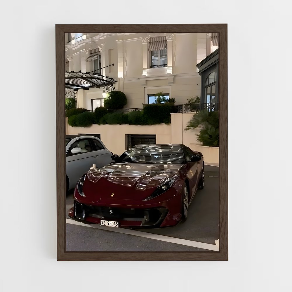 ap-ferrari-9 cadre Bois foncé