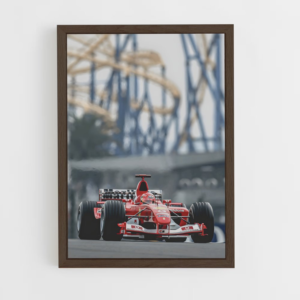 ap-ferrari f2004-3 cadre Bois foncé